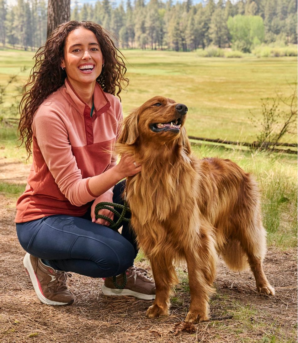 Women's All Season Access Fleece Pullover, Colorblock L.L.Bean Trending