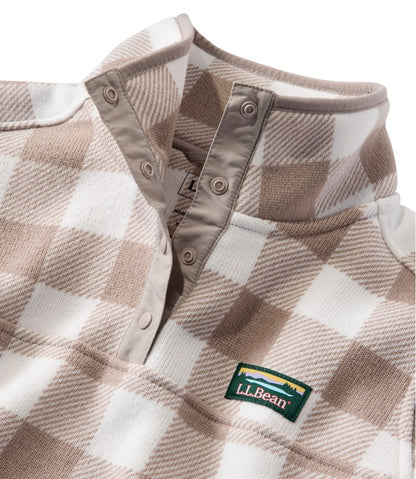Women's L.L.Bean Sweater Fleece Pullover, Print L.L.Bean Best Seller