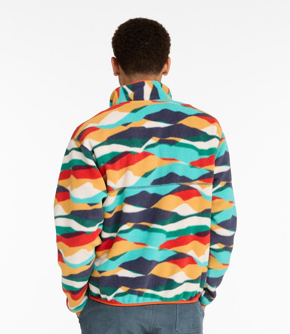 Adults' Bean's Classic Fleece Pullover, Print L.L.Bean Recommended