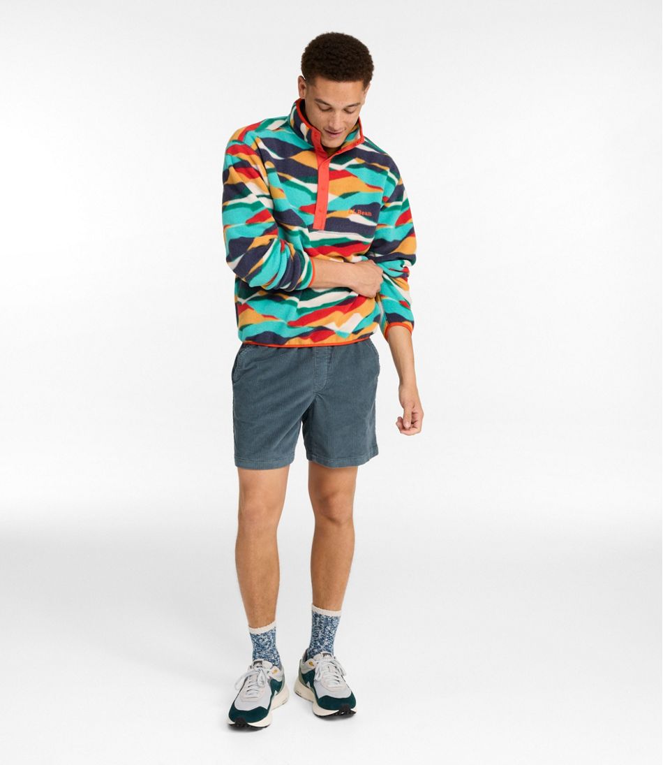 Adults' Bean's Classic Fleece Pullover, Print L.L.Bean Recommended