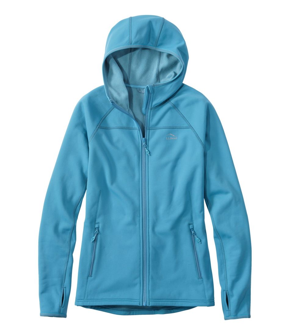 Women's PrimaLoft ThermaStretch Fleece Jacket, Hooded Full-Zip L.L.Bean Essential