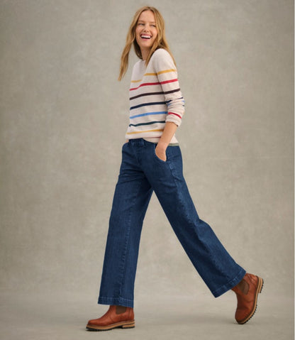 Women's True Shape Jeans, High-Rise Wide-Leg Trouser L.L.Bean Everyday