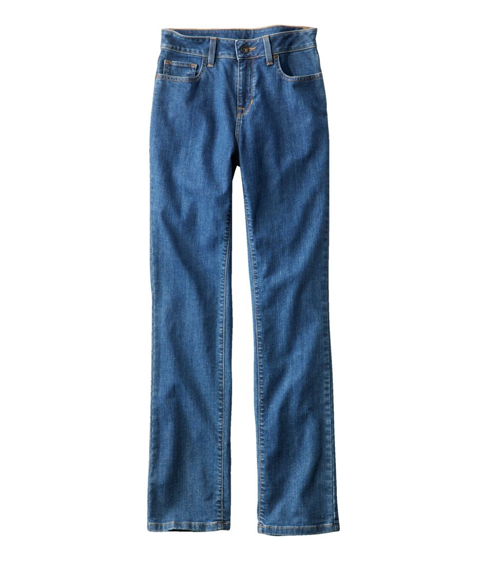 Women's True Shape Jeans, High-Rise Straight-Leg L.L.Bean Value