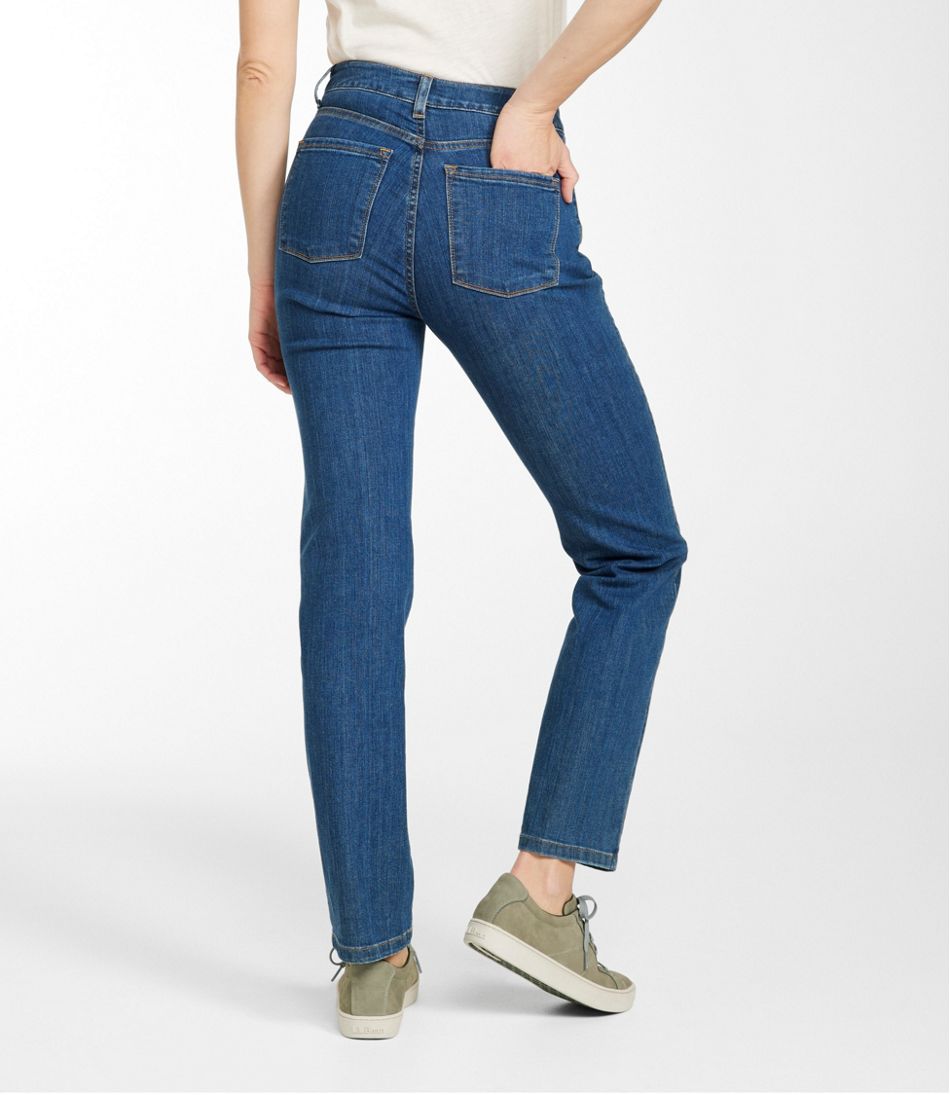 Women's True Shape Jeans, High-Rise Straight-Leg L.L.Bean Value