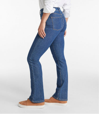 Women's True Shape Jeans, High-Rise Bootcut L.L.Bean Premium