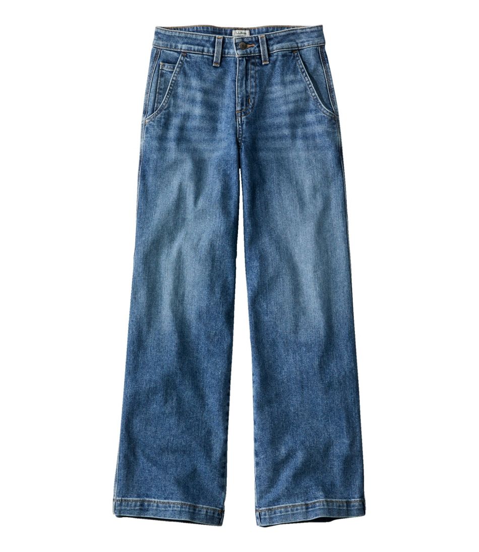 Women's 207 Vintage Jeans, High-Rise Wide-Leg L.L.Bean New