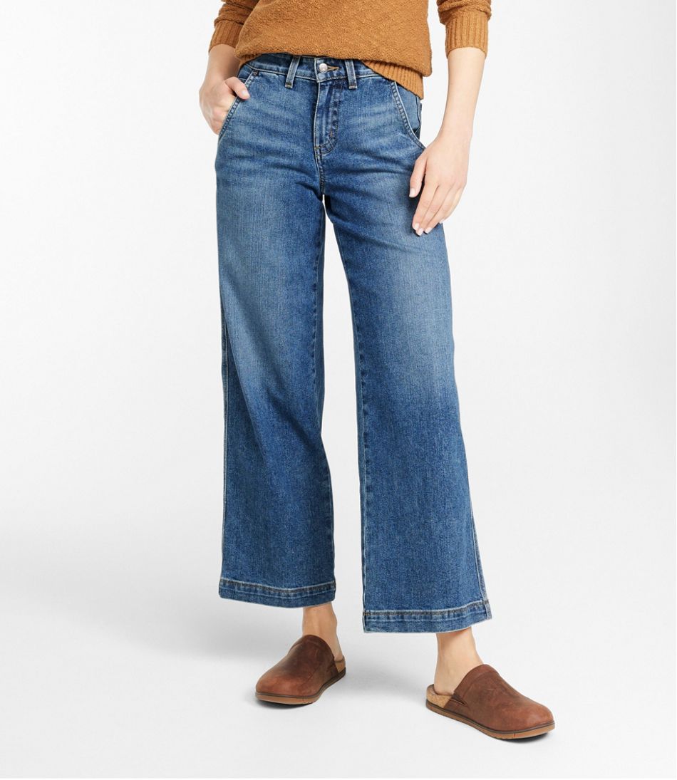 Women's 207 Vintage Jeans, High-Rise Wide-Leg L.L.Bean New