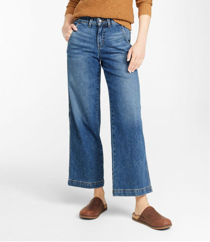 Women's 207 Vintage Jeans, High-Rise Wide-Leg L.L.Bean New