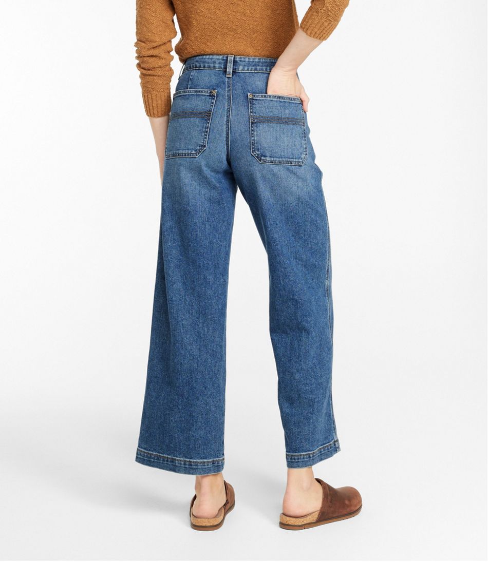 Women's 207 Vintage Jeans, High-Rise Wide-Leg L.L.Bean New