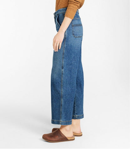 Women's 207 Vintage Jeans, High-Rise Wide-Leg L.L.Bean New