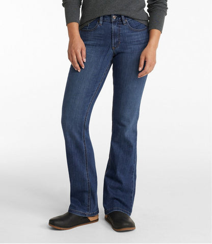 Women's BeanFlex® Jeans, Mid-Rise Bootcut L.L.Bean Featured