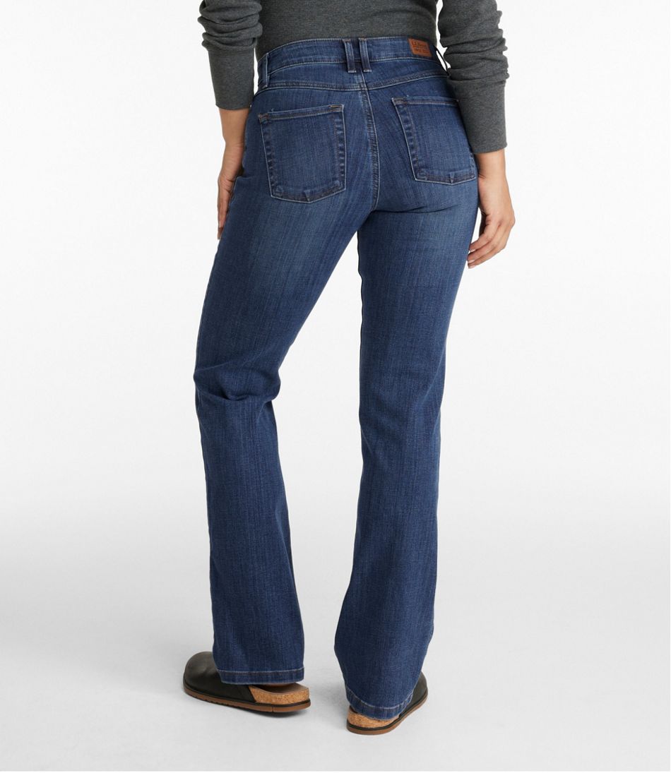 Women's BeanFlex® Jeans, Mid-Rise Bootcut L.L.Bean Featured
