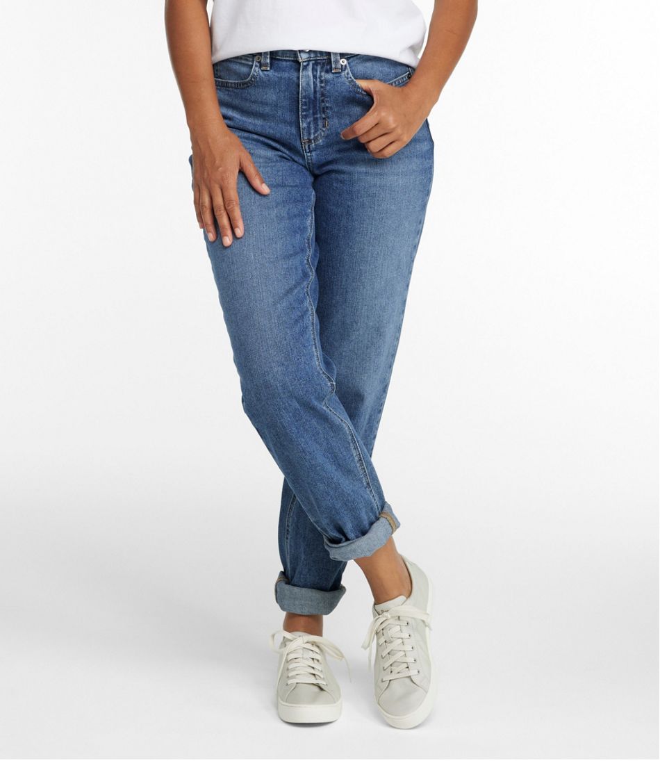 Women's 207 Vintage Jeans, High-Rise Boyfriend L.L.Bean Best Seller