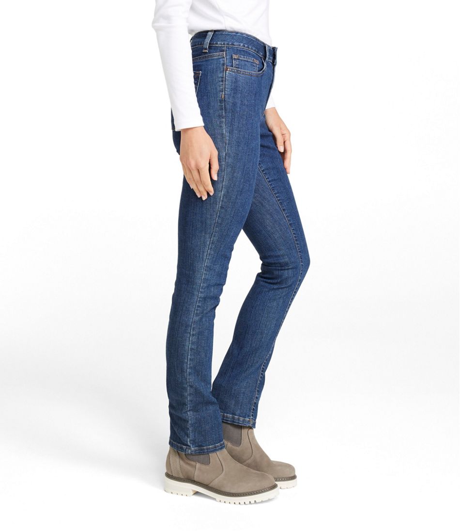 Women's True Shape Jeans, High-Rise Slim-Leg L.L.Bean Recommended