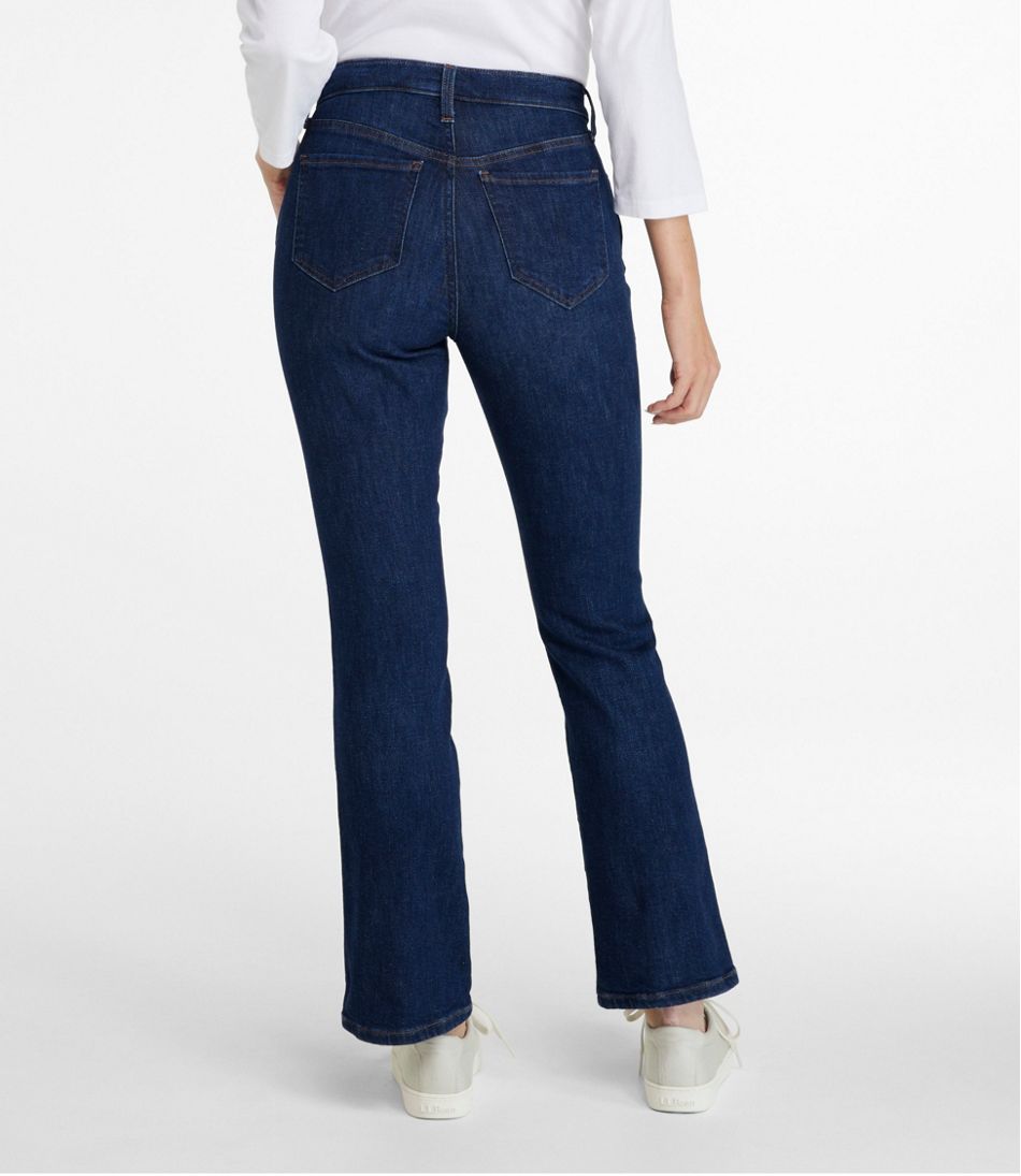 Women's L.L.Bean Everyday Stretch Jeans, High-Rise Mini Bootcut Ankle L.L.Bean Classic