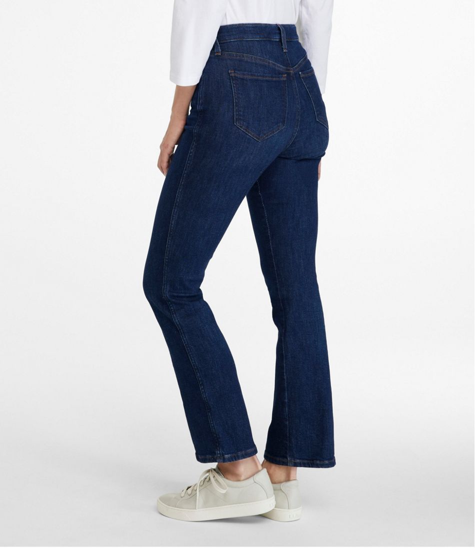 Women's L.L.Bean Everyday Stretch Jeans, High-Rise Mini Bootcut Ankle L.L.Bean Classic
