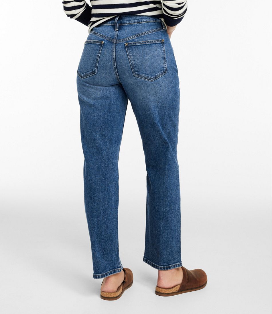 Women's 207 Vintage Jeans, High-Rise Stovepipe Ankle L.L.Bean Essential