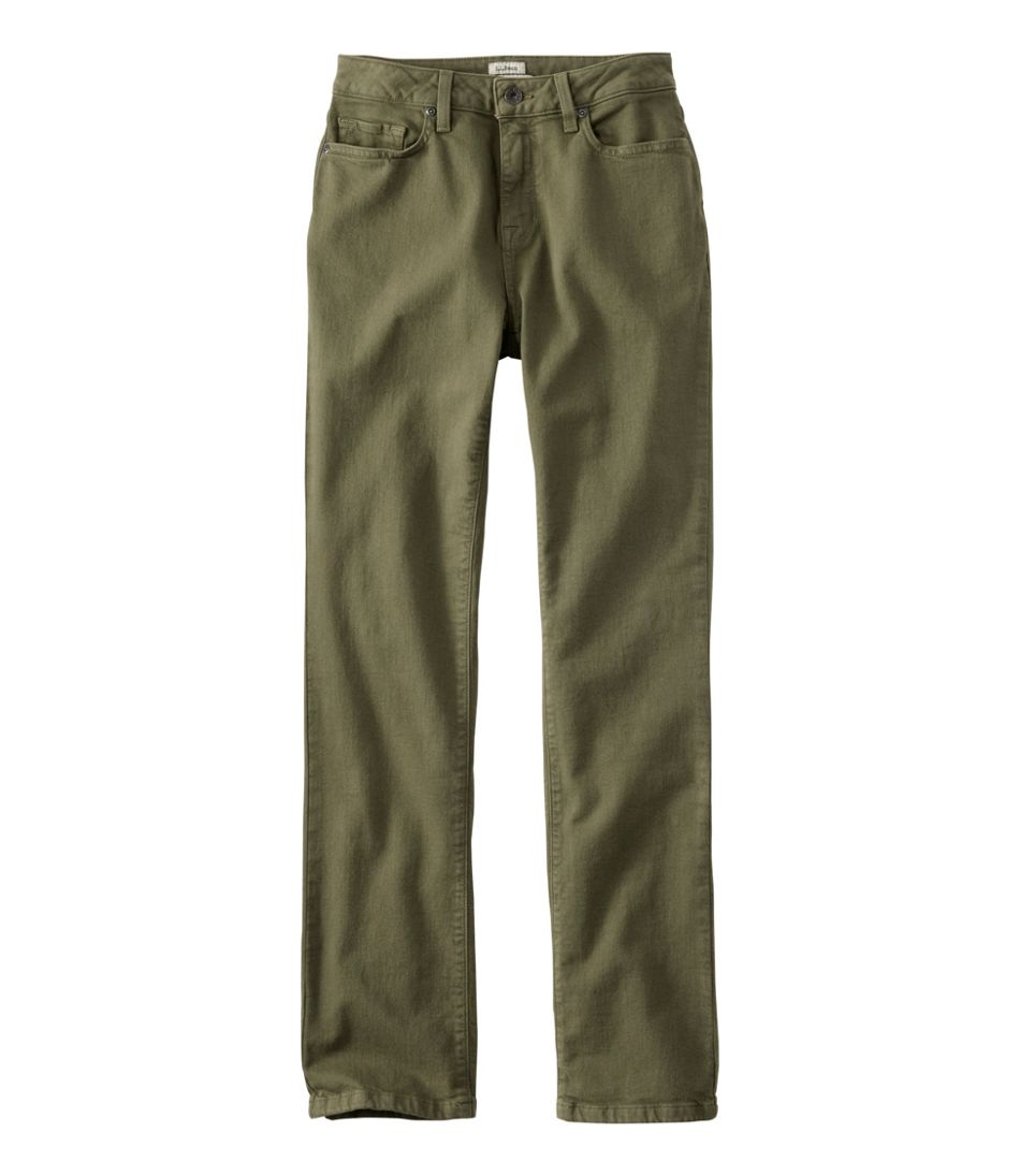 Women's True Shape Jeans, High-Rise Straight-Leg Colors L.L.Bean New