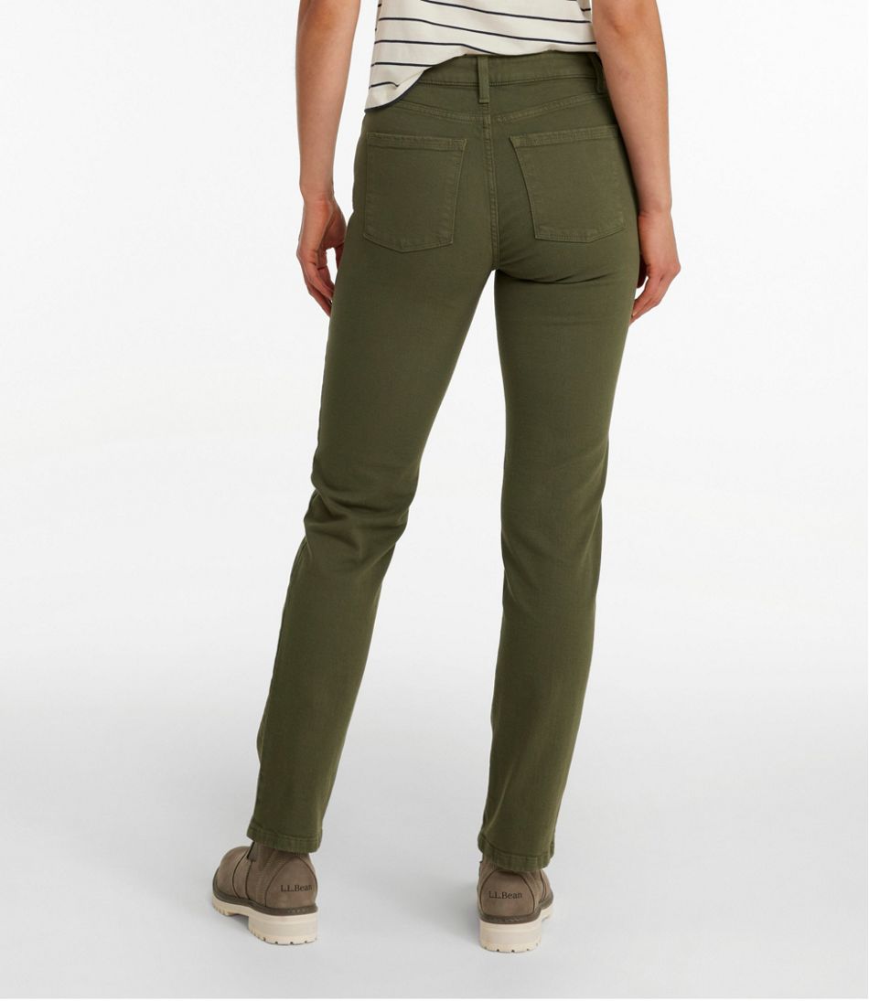 Women's True Shape Jeans, High-Rise Straight-Leg Colors L.L.Bean New