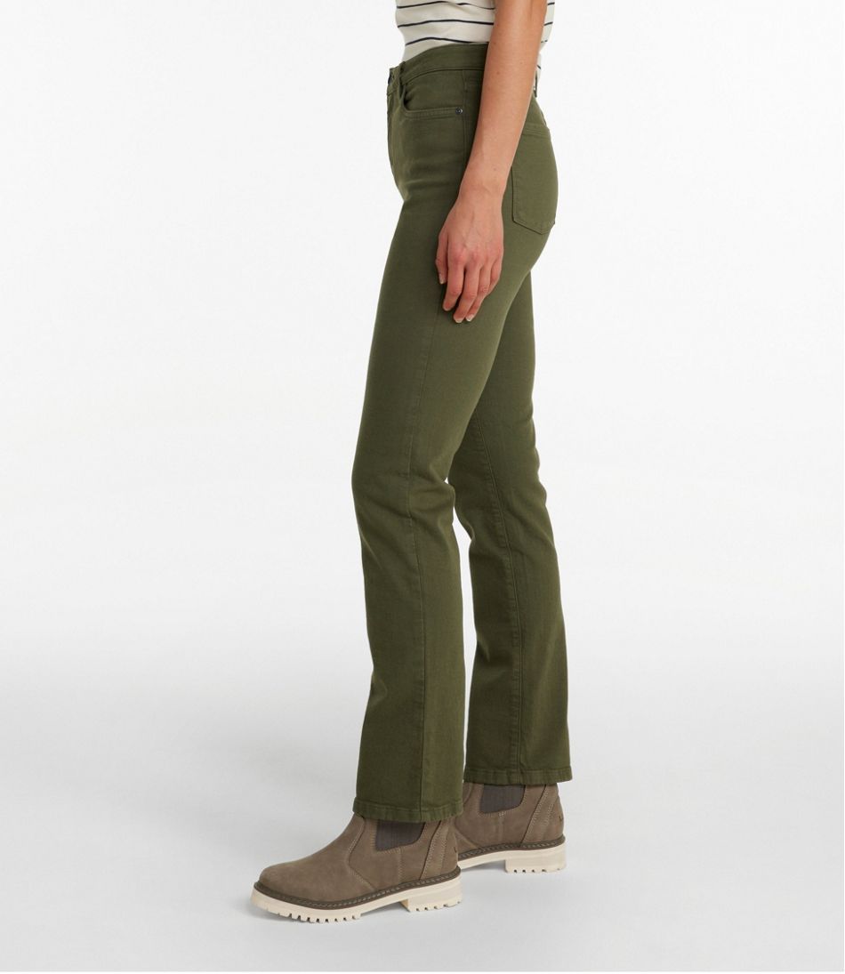 Women's True Shape Jeans, High-Rise Straight-Leg Colors L.L.Bean New