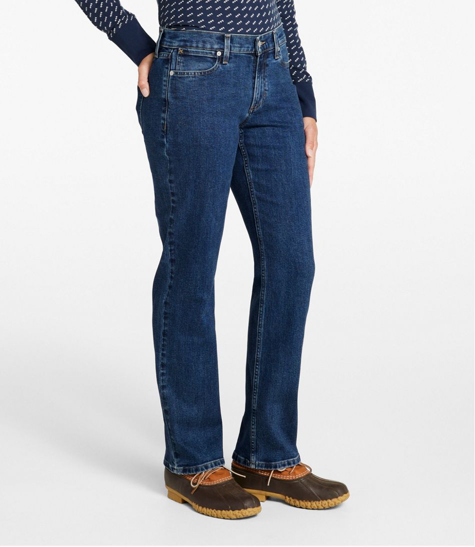 Women's 207 Vintage Jeans, Mid-Rise Relaxed Straight-Leg L.L.Bean Featured