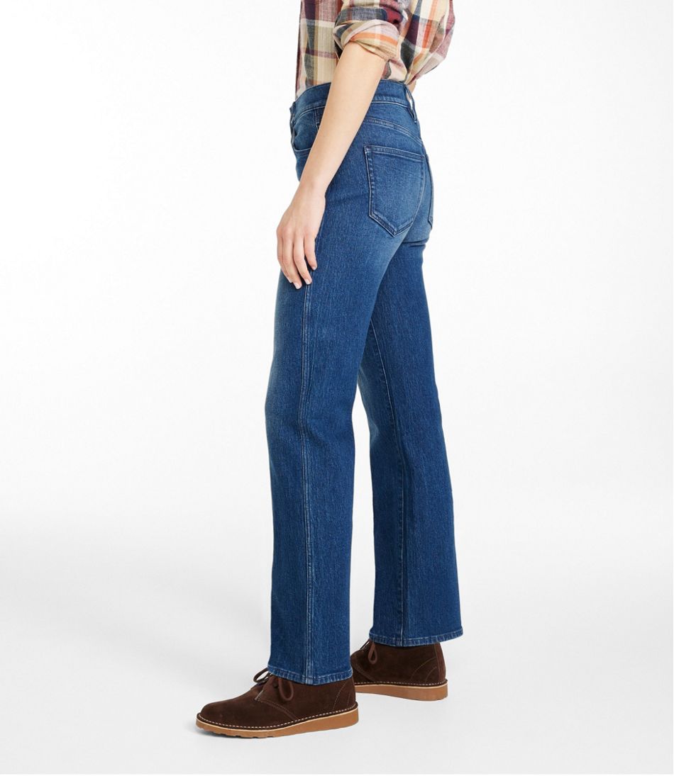 Women's Signature Original Jeans, High-Rise Straight-Leg L.L.Bean Popular