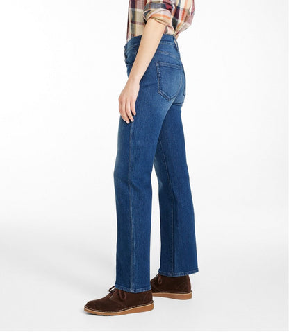 Women's Signature Original Jeans, High-Rise Straight-Leg L.L.Bean Popular