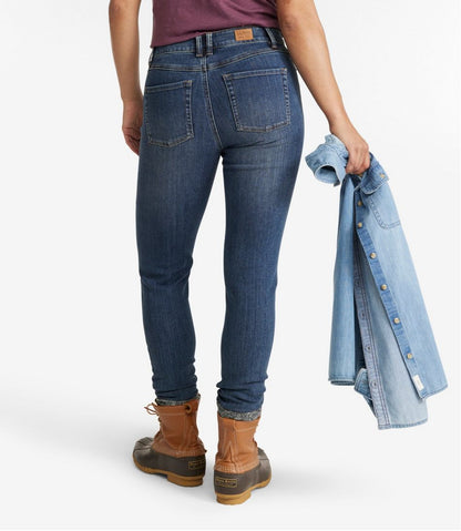 Women's BeanFlex® Jeans, Mid-Rise Skinny-Leg L.L.Bean Trending