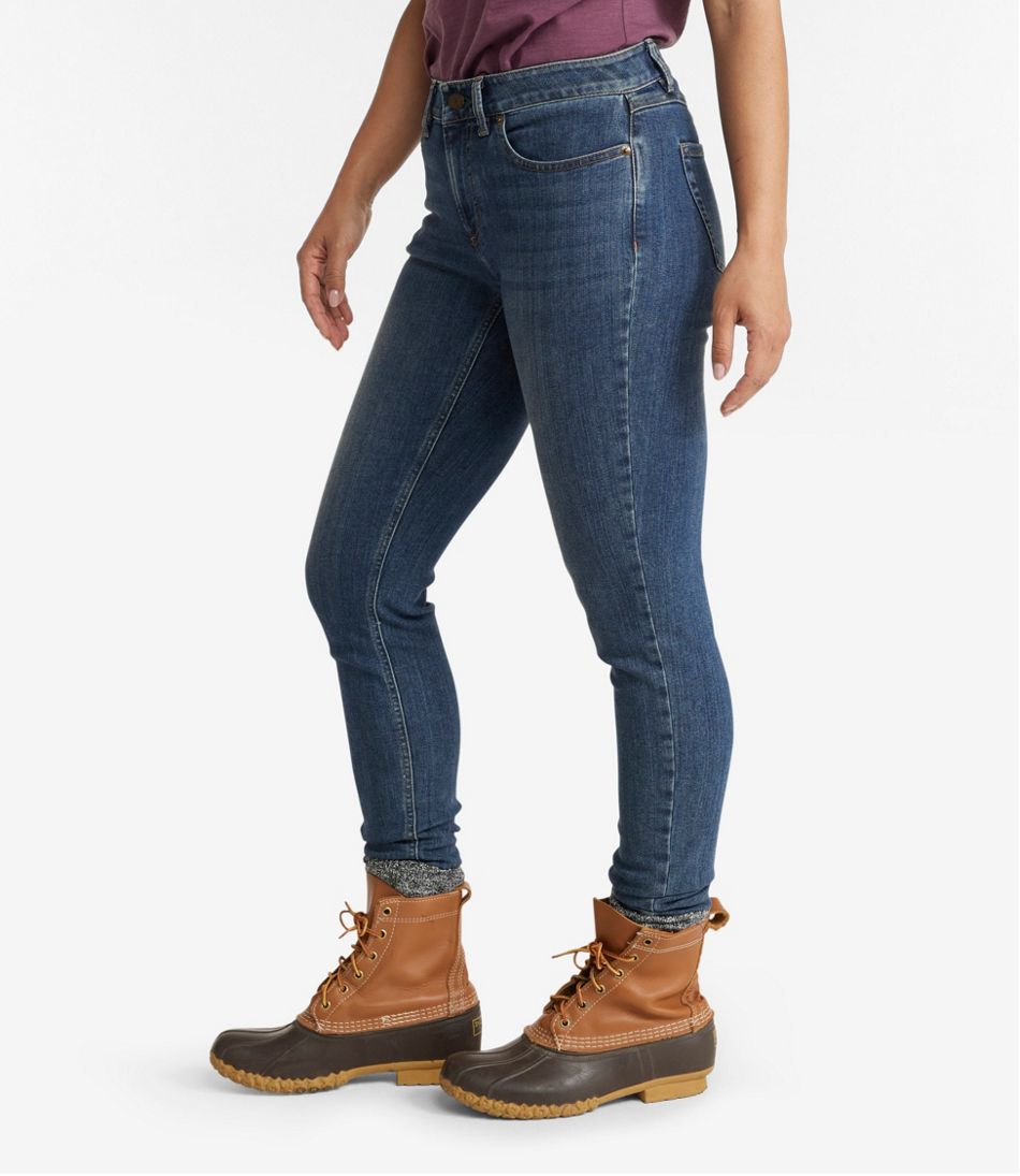 Women's BeanFlex® Jeans, Mid-Rise Skinny-Leg L.L.Bean Trending