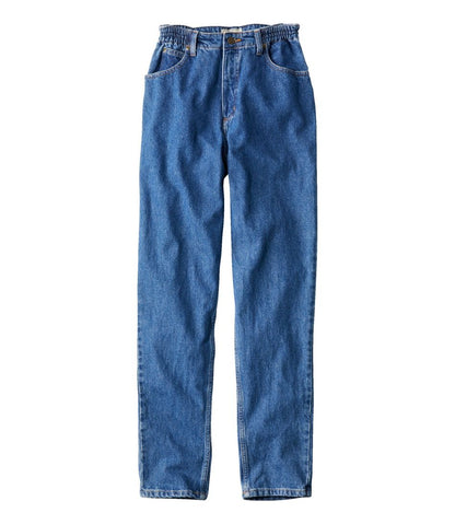Women's Double L® Jeans, Ultra High-Rise Comfort Waist Tapered Leg L.L.Bean Recommended