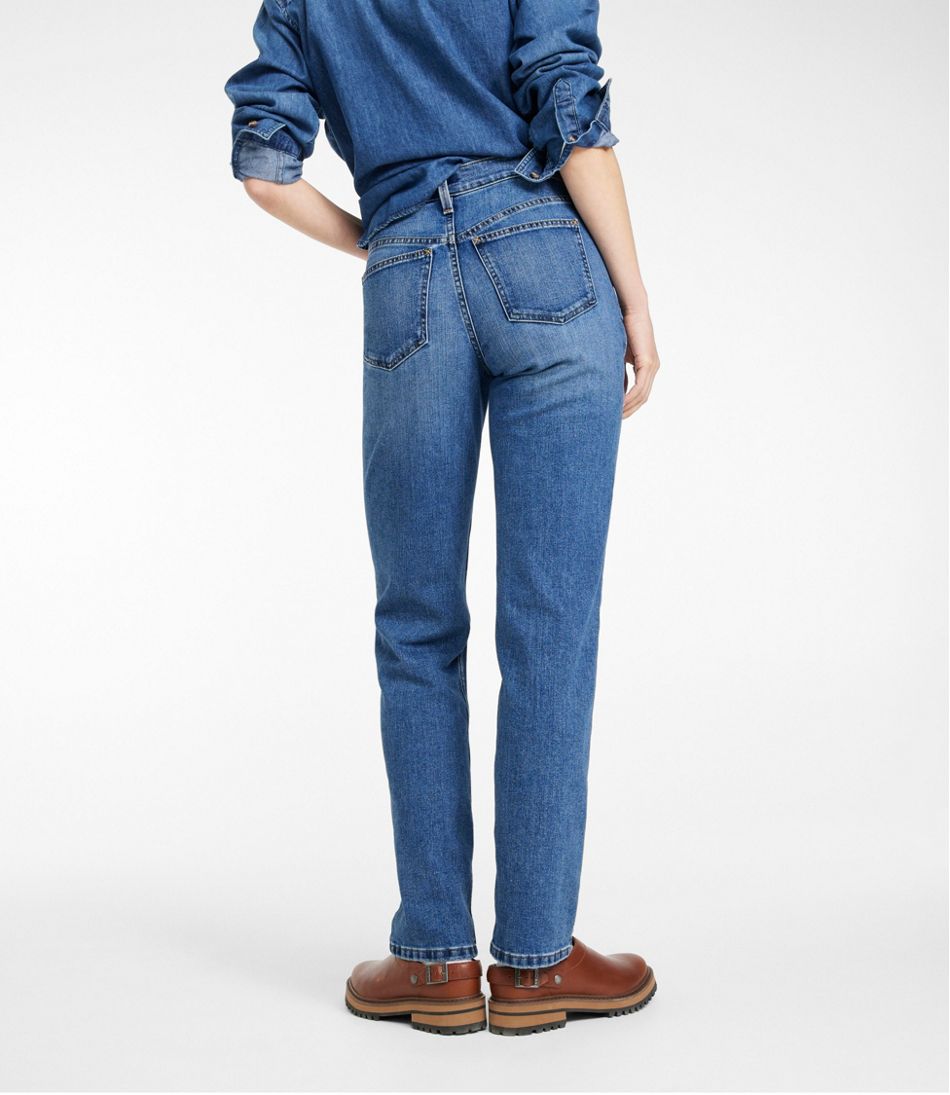 Women's 207 Vintage Jeans, High-Rise Straight-Leg L.L.Bean Classic