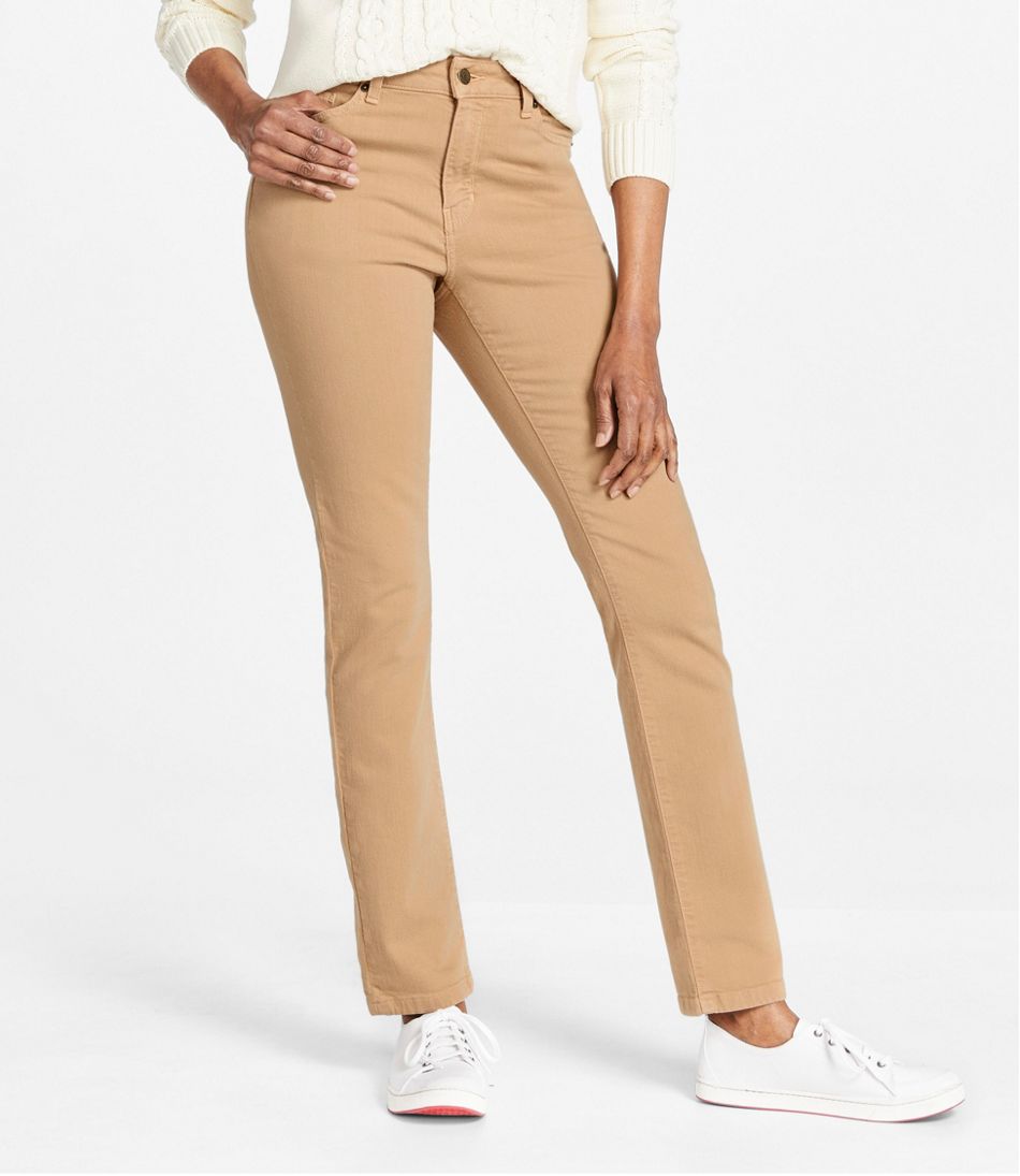 Women's True Shape Jeans, High-Rise Slim-Leg Colors L.L.Bean Essential