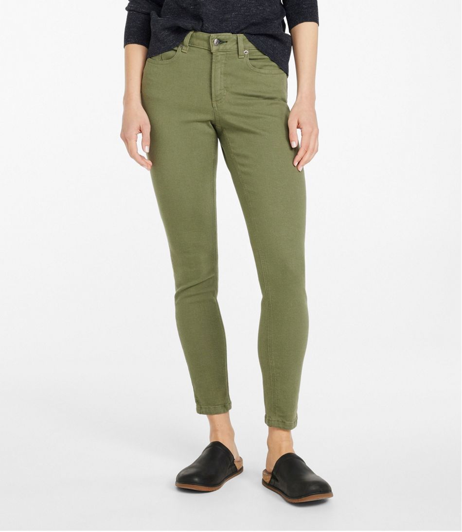 Women's BeanFlex®Jeans, High-Rise Slim-Leg Ankle Color L.L.Bean Everyday