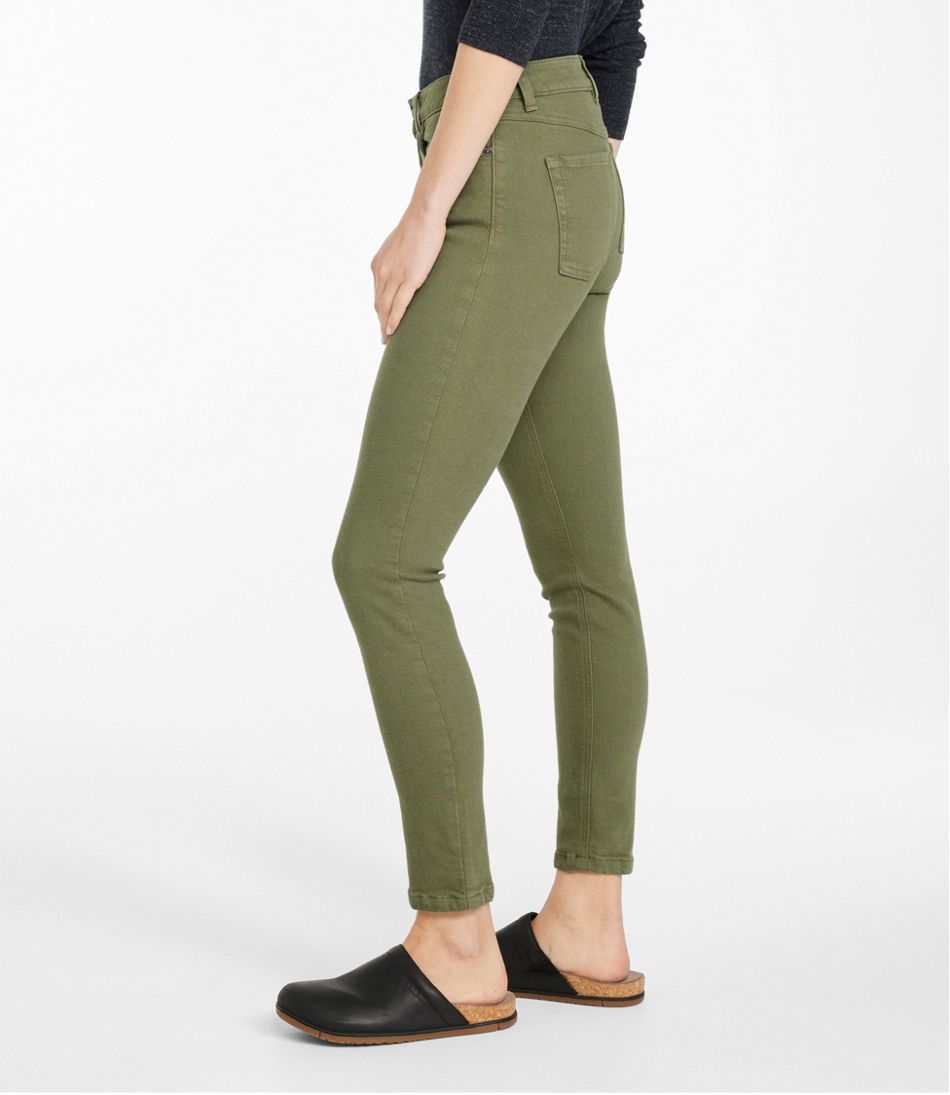 Women's BeanFlex®Jeans, High-Rise Slim-Leg Ankle Color L.L.Bean Everyday