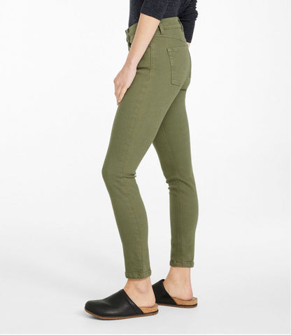 Women's BeanFlex®Jeans, High-Rise Slim-Leg Ankle Color L.L.Bean Everyday
