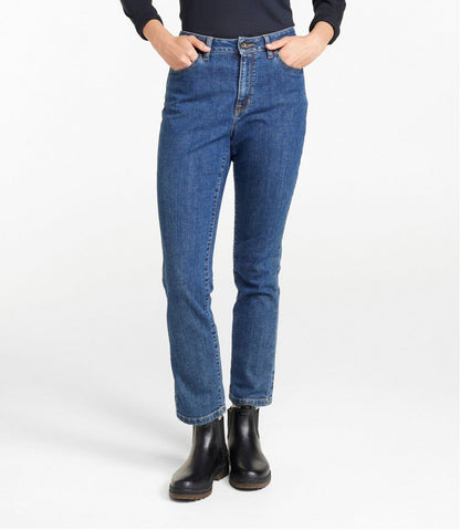 Women's True Shape Jeans, High-Rise Slim-Leg Ankle L.L.Bean Value
