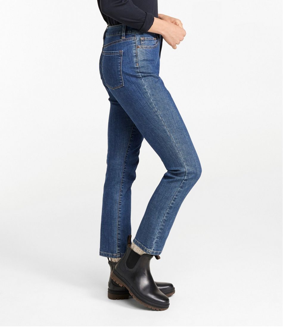 Women's True Shape Jeans, High-Rise Slim-Leg Ankle L.L.Bean Value