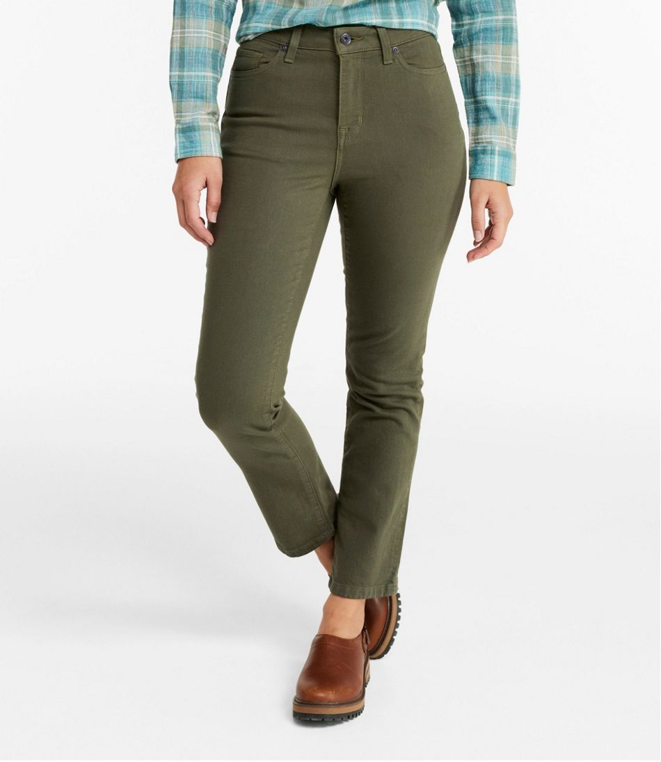 Women's True Shape Jeans, High-Rise Slim-Leg Ankle Colors L.L.Bean New