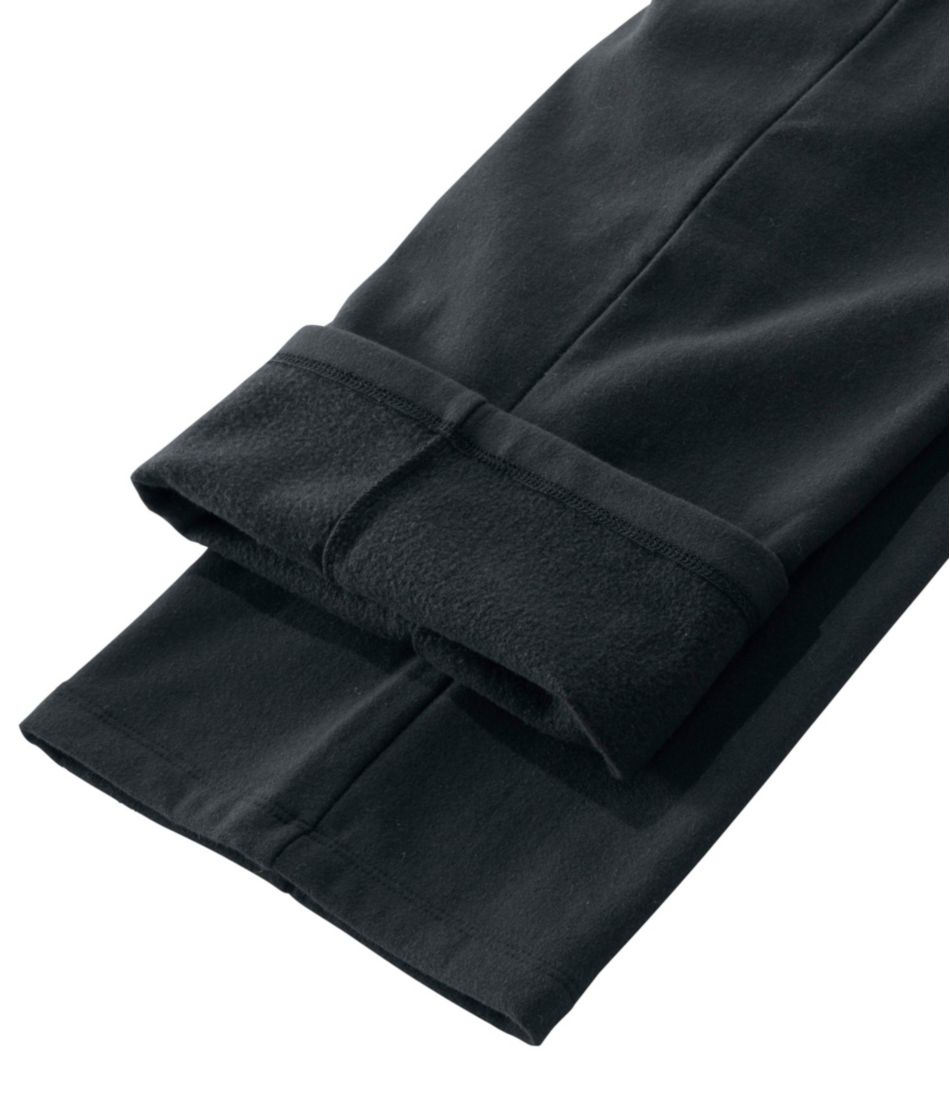 Women's Perfect Fit Pants, Fleece-Backed Straight-Leg L.L.Bean Essential