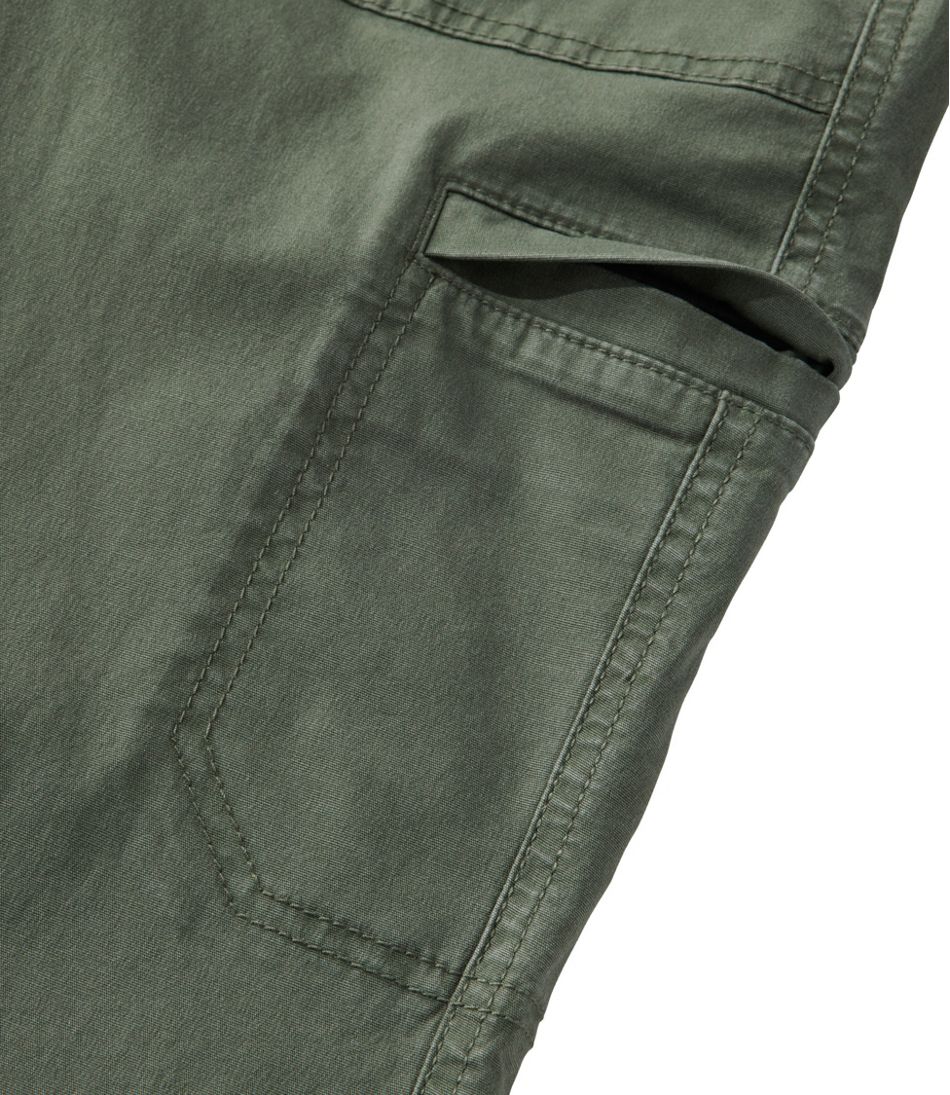 Women's 207 Vintage Cotton Canvas Pants, Mid-Rise Straight-Leg Cargo L.L.Bean Premium