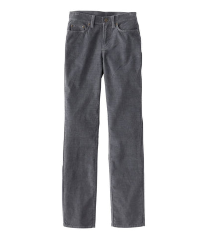Women's BeanFlex Five-Pocket Corduroy Pants, Mid-Rise Straight-Leg L.L.Bean Featured