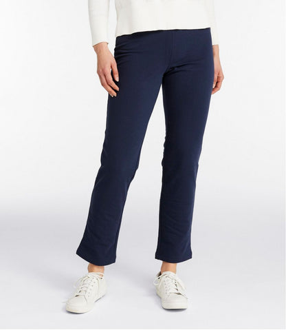 Women's Perfect Fit Pants, Fleece-Backed Slim-Leg L.L.Bean Popular