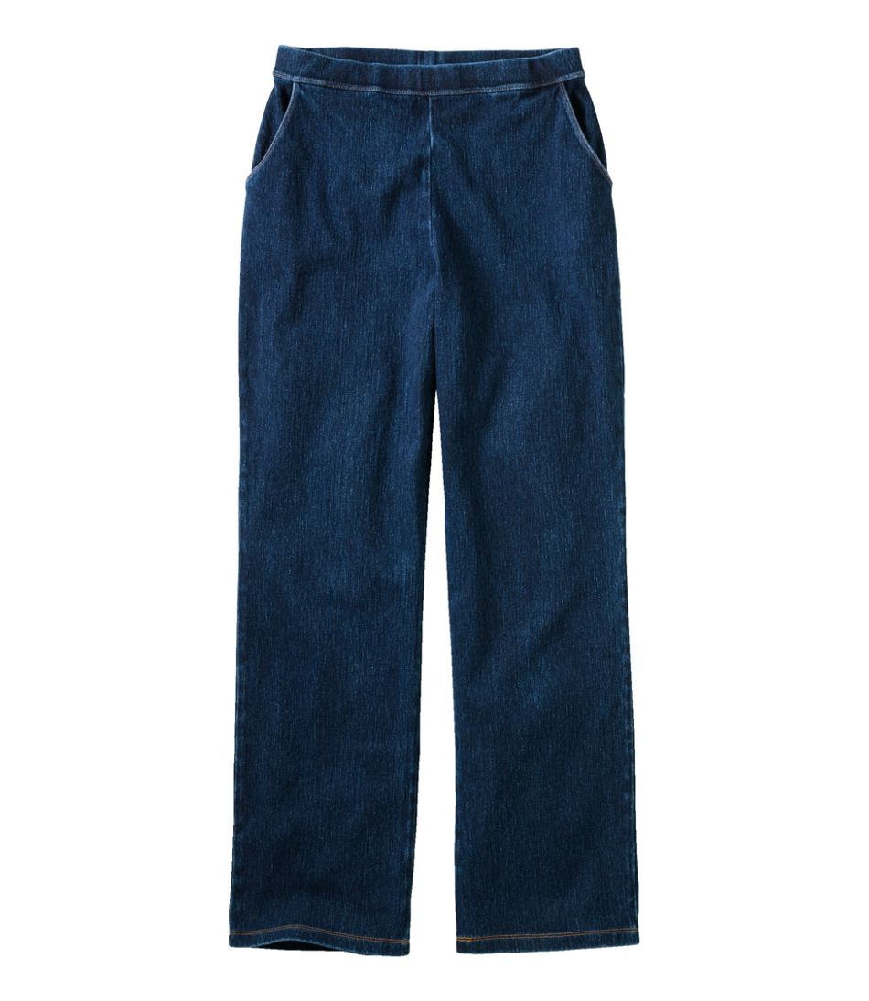 Women's Perfect Fit Pants, Denim Straight-Leg L.L.Bean Recommended