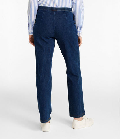 Women's Perfect Fit Pants, Denim Straight-Leg L.L.Bean Recommended
