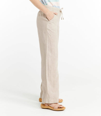 Women's Premium Washable Linen Pull-On Pants L.L.Bean Featured
