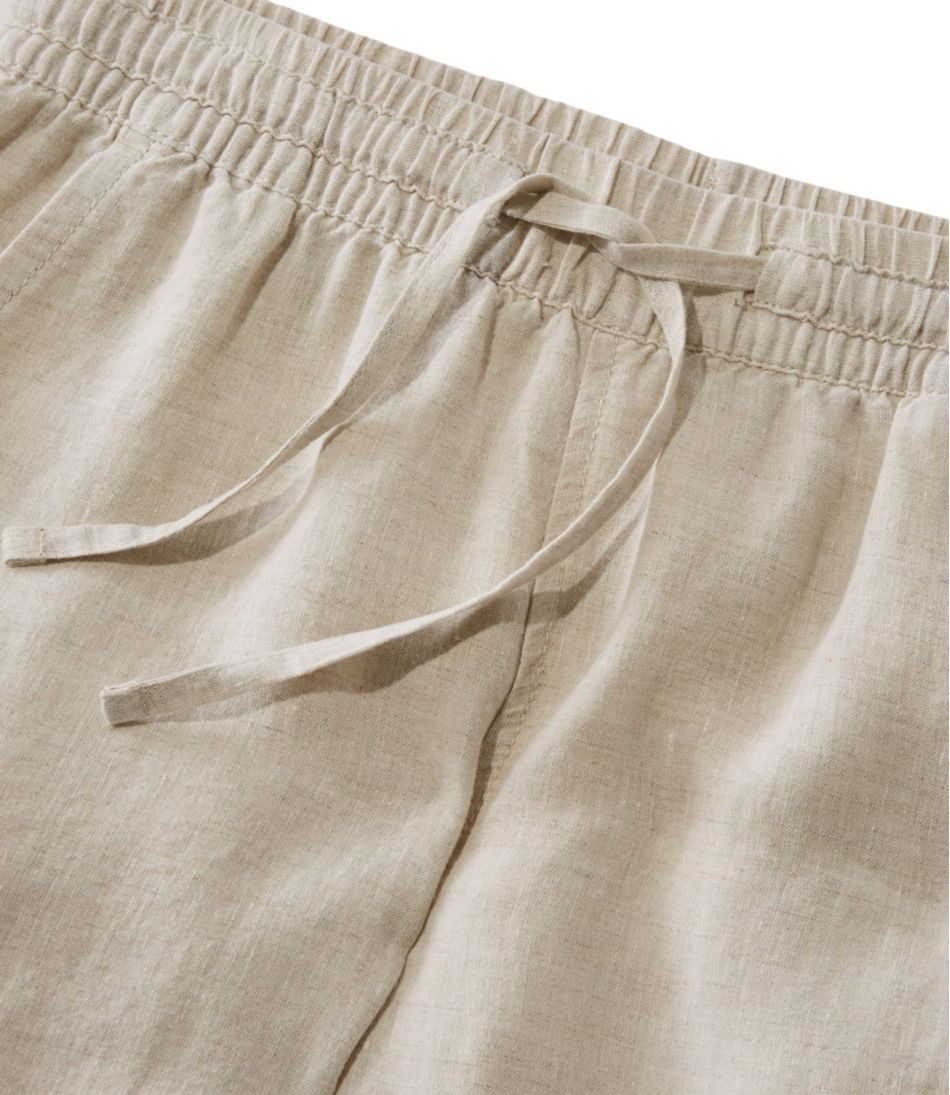 Women's Premium Washable Linen Pull-On Pants L.L.Bean Featured