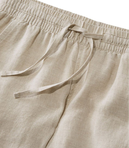 Women's Premium Washable Linen Pull-On Pants L.L.Bean Featured