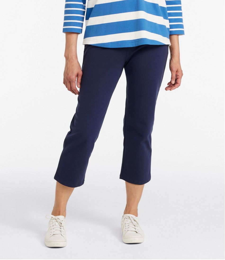 Perfect Fit Pants, Straight-Leg Crop L.L.Bean Best Seller