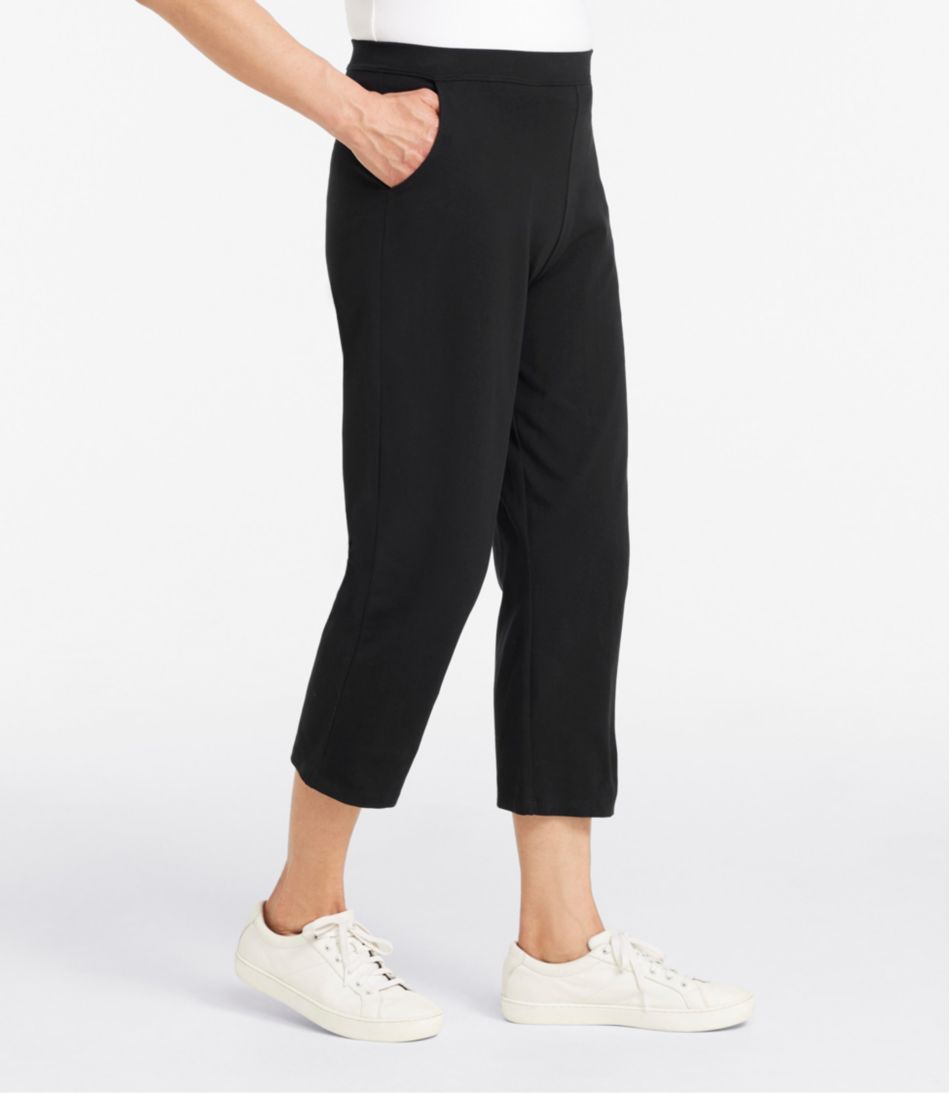 Perfect Fit Pants, Straight-Leg Crop L.L.Bean Best Seller