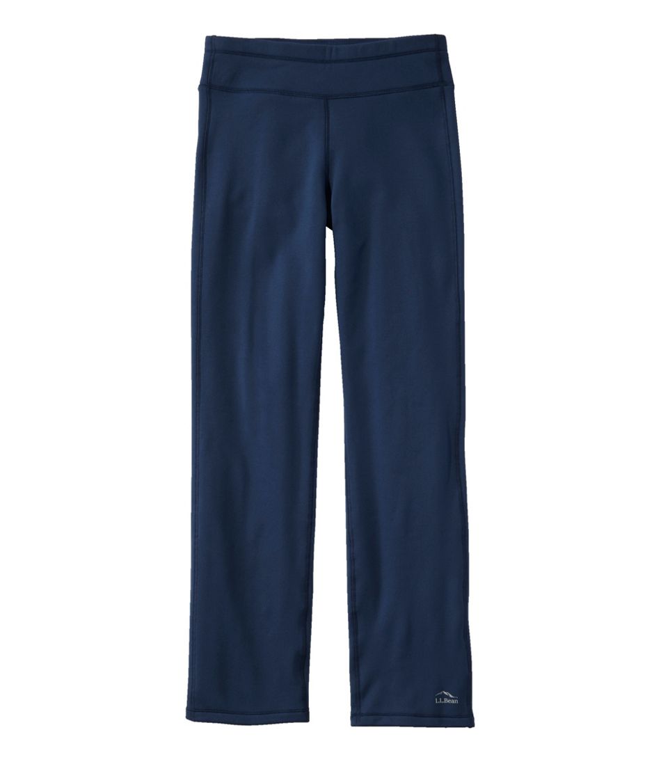 Women's PrimaLoft ThermaStretch Fleece Pants, Mid-Rise Straight-Leg L.L.Bean Top Pick